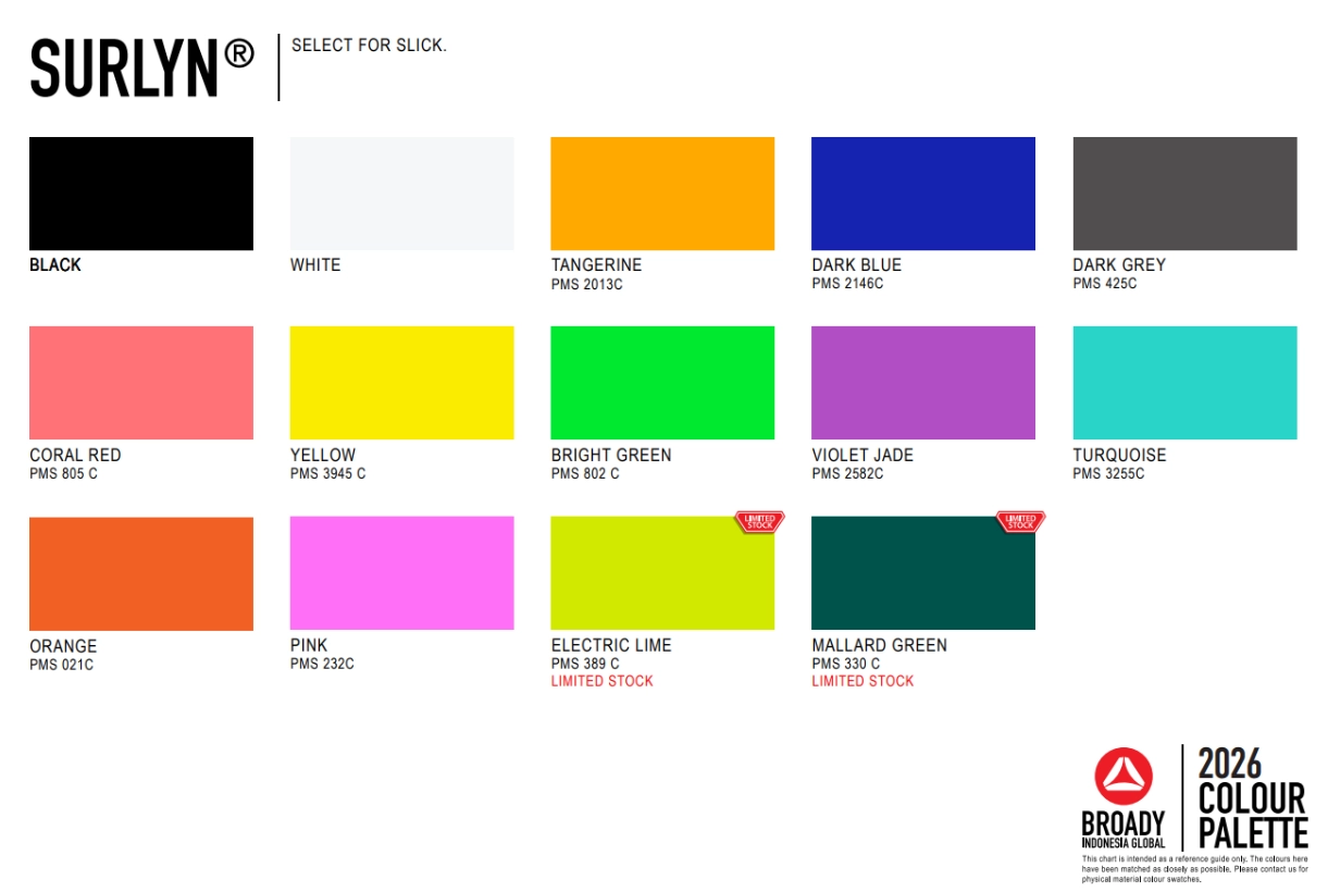 Bodyboard Slick Colour